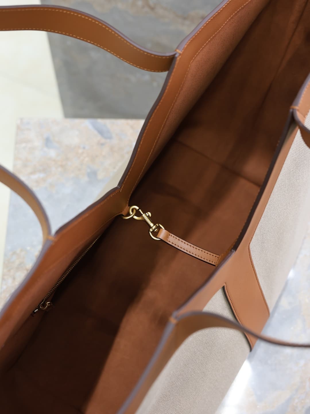 C8526 Earthy yellow cowhide paired with cotton and linen· — image 6