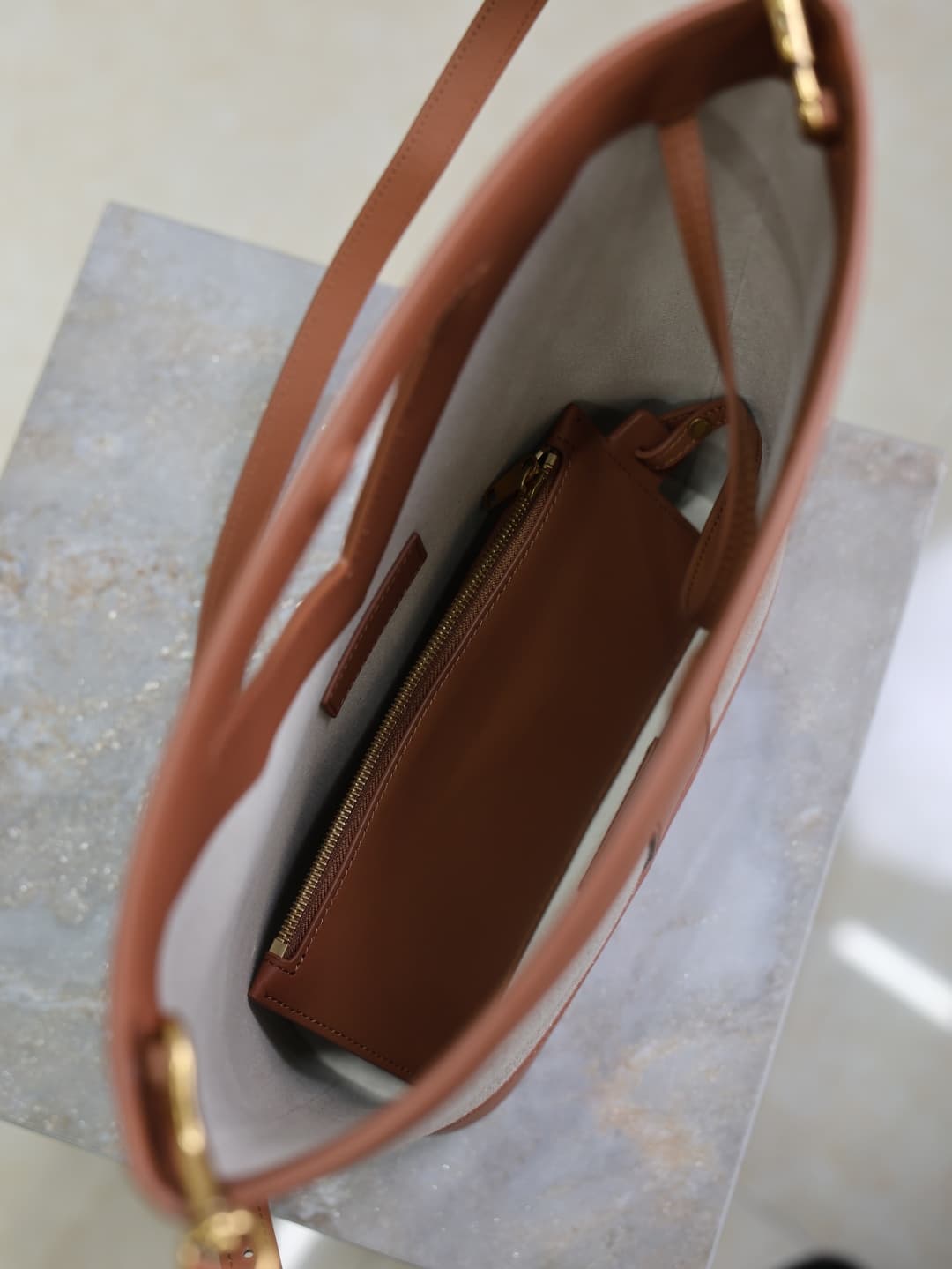 C8521 Caramel leather with canvas – — image 6
