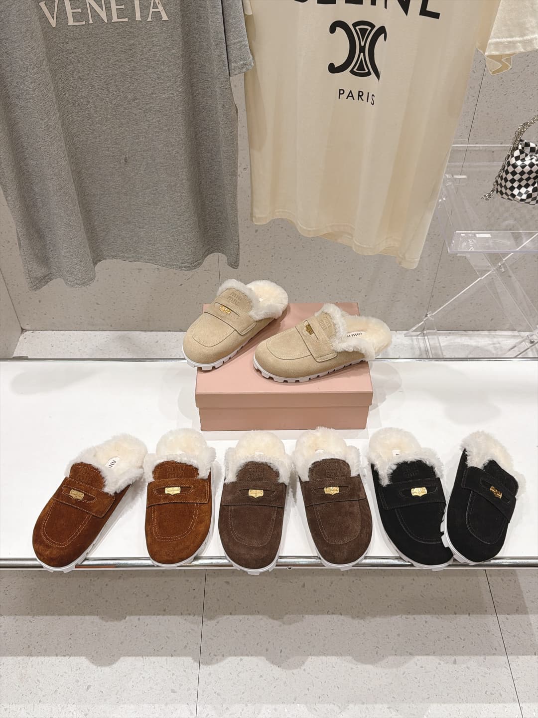 D10540 MiuMiu/缪缪 new autumn/winter boots with fur lining~ — image 1