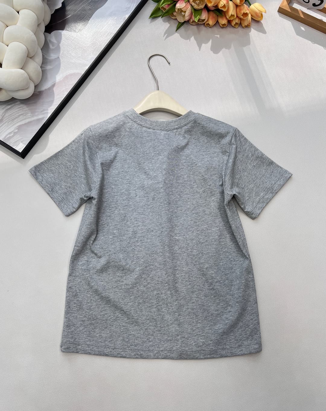 C18438 🆕 Celine spring/summer new style T-shirt with double-color square letter prints, relaxed fit, short sleeves — image 2
