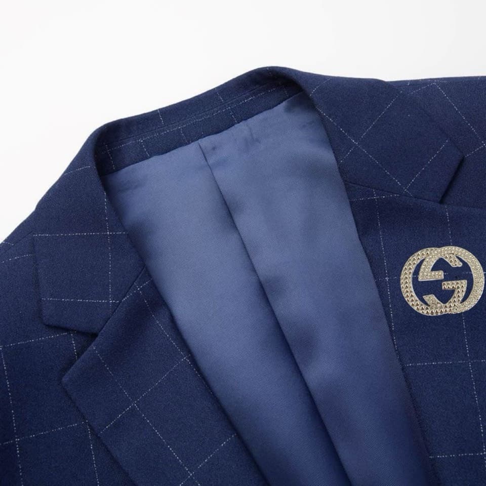 C18014 The preferred choice for business occasions! Essential formal attire for business negotiations and interviews! Wedding dresses! Highly recommended by stores! Top-selling items! [GUCCI] Original high-end suit sets – identical to those on the officia — image 4