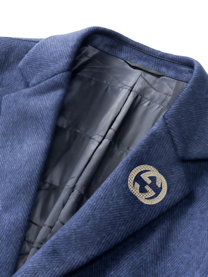 C18012 Highly recommended by the store! The top-selling item! 🔥 [GUCCI] Real cashmere coat ⚡️ A high-end wool coat for men from a prestigious brand ⚡️ Made with top-quality European craftsmanship – original products 🐂 Delivered to the warehouse 🍀 World-cl — image 3