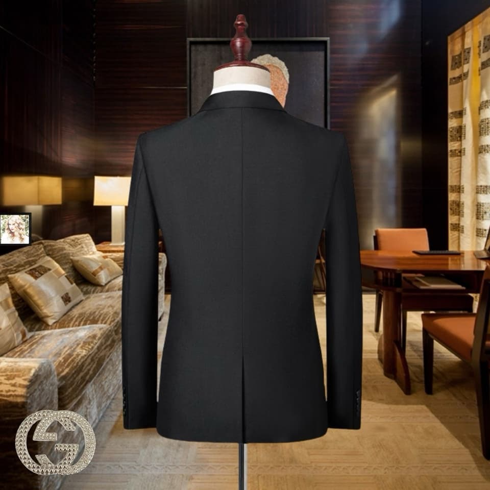 C18011 The perfect choice for business occasions! Essential formal attire for business negotiations and interviews! Wedding dresses! Highly recommended by stores! Best-selling products! 🔥 [GUCCI] High-end suit sets from the original collections; identical — image 2