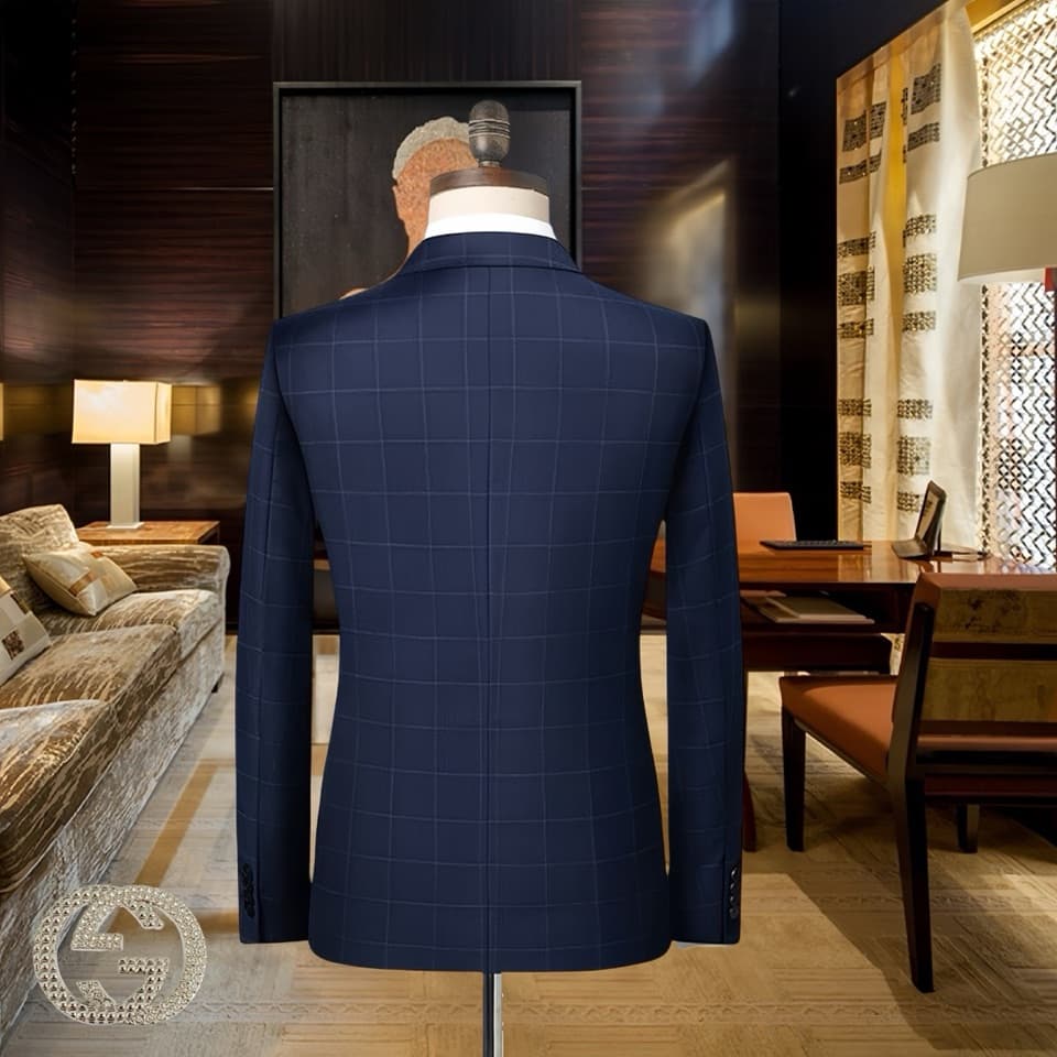 C18009 Wool fabric 210 – suitable for wearing. Highly recommended by the store’s staff! A popular product! 🔥 [GUCCI] Original high-end suit set, identical to the products on the official website. A new model from a fashion show. The highest quality versio — image 2