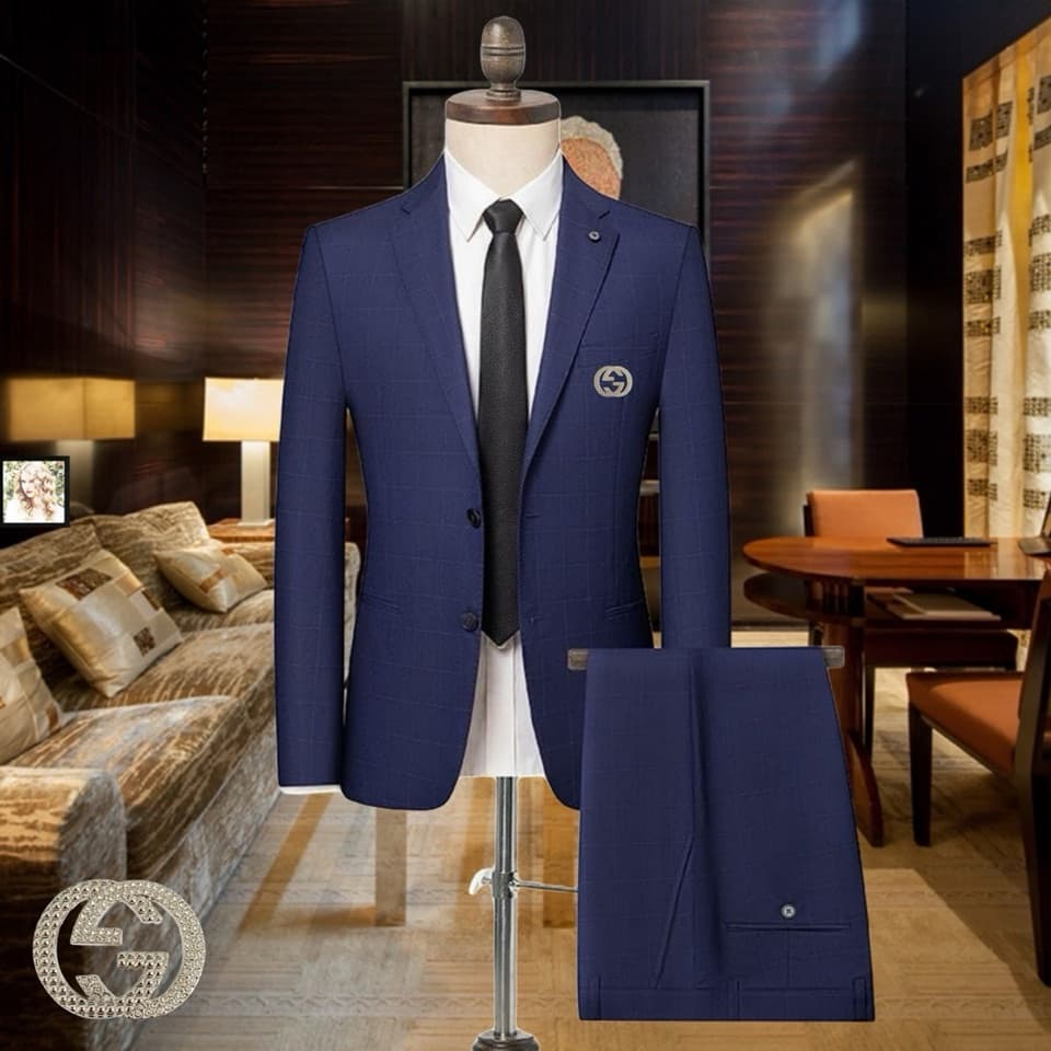 C18008 Wool fabric 210 – suitable for wearing. Highly recommended by the store’s staff! A must-have item! 🔥 [GUCCI] Original high-end suit set from the official website. A new model for fashion shows and events. The highest quality version available; crea — image 1