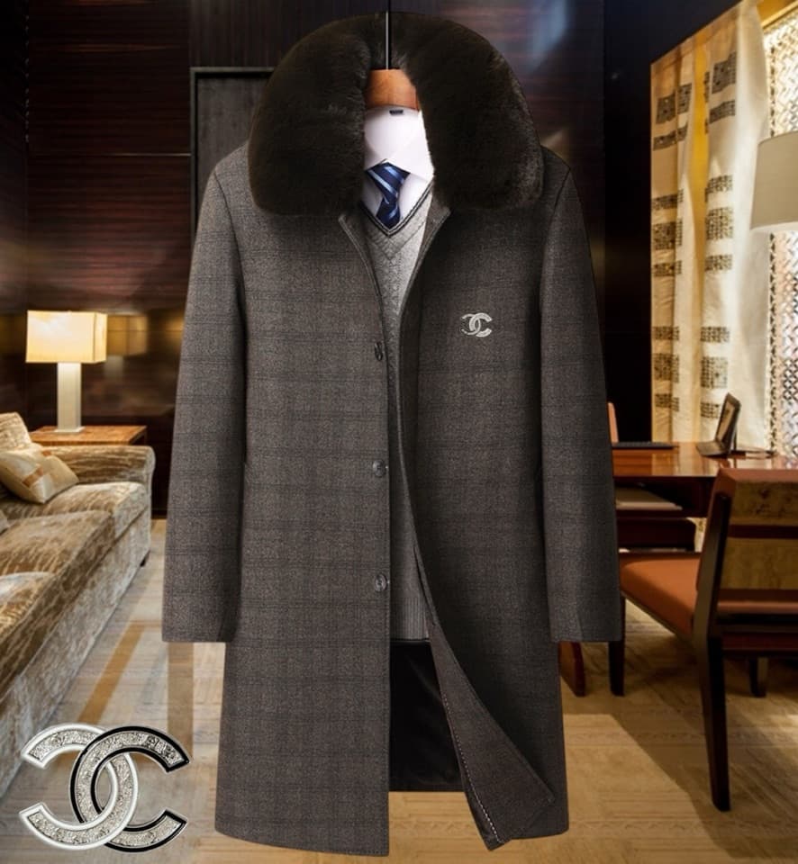 C17976 Highly recommended by the store! The best-selling item!🔥 [Chanel] True wool coat ⚡️ A high-end wool coat for men from a renowned brand ⚡️ Exquisite European craftsmanship – original products 🐂 The goods are stored in the warehouse 🍀 Top-quality men — image 1