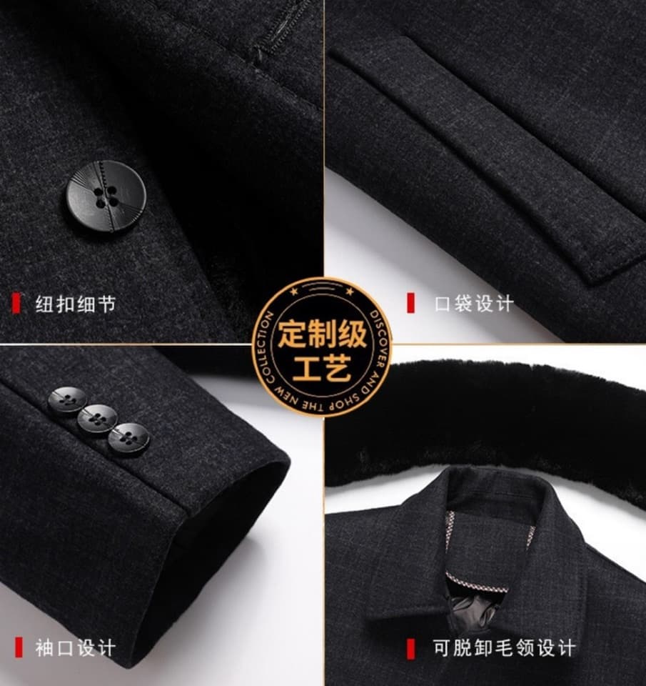 C17976 Highly recommended by the store! The best-selling item!🔥 [Chanel] True wool coat ⚡️ A high-end wool coat for men from a renowned brand ⚡️ Exquisite European craftsmanship – original products 🐂 The goods are stored in the warehouse 🍀 Top-quality men — image 5