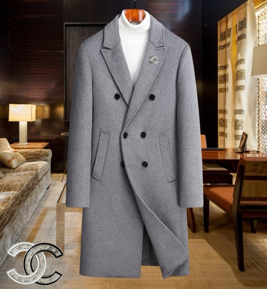 C17975 Highly recommended by the store! The top-selling product! 🔥 [Chanel] Real wool coat ⚡ A high-end wool coat for men from a famous brand ⚡ Top-quality European craftsmanship – original items 🐂 The goods are stored in the warehouse 🍀 World-class men’s — image 1