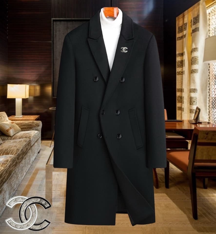 C17975 Highly recommended by the store! The top-selling product! 🔥 [Chanel] Real wool coat ⚡ A high-end wool coat for men from a famous brand ⚡ Top-quality European craftsmanship – original items 🐂 The goods are stored in the warehouse 🍀 World-class men’s — image 3
