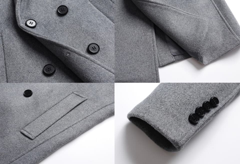 C17975 Highly recommended by the store! The top-selling product! 🔥 [Chanel] Real wool coat ⚡ A high-end wool coat for men from a famous brand ⚡ Top-quality European craftsmanship – original items 🐂 The goods are stored in the warehouse 🍀 World-class men’s — image 6