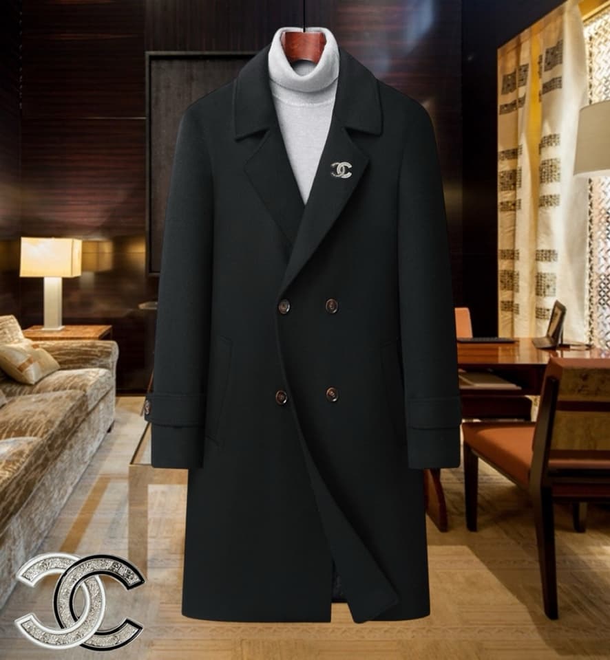 C17973 Recommended by the store! Top-selling item! 🔥 [Chanel] Real wool coat ⚡️ A high-end wool coat for men from a famous brand ⚡️ Superior European craftsmanship – original items 🐂 The product is stored in the warehouse 🍀 World-class men’s clothing: sim — image 1