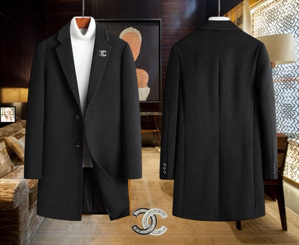 C17972 Highly recommended by the store! The best-selling item! 🔥 [Chanel] Real wool coat ⚡ A high-end wool coat for men from a top brand ⚡ Exquisite European craftsmanship – original items 🐂 The product has been stored in the warehouse 🍀 Top-quality men’s — image 2