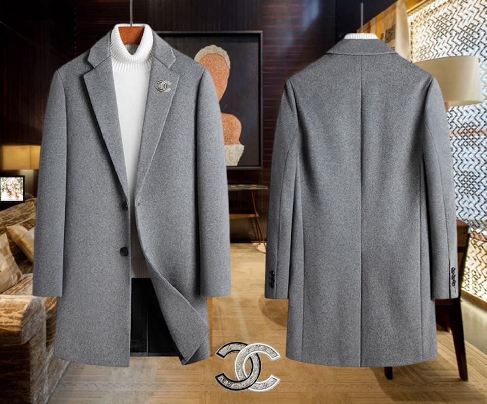 C17972 Highly recommended by the store! The best-selling item! 🔥 [Chanel] Real wool coat ⚡ A high-end wool coat for men from a top brand ⚡ Exquisite European craftsmanship – original items 🐂 The product has been stored in the warehouse 🍀 Top-quality men’s — image 4