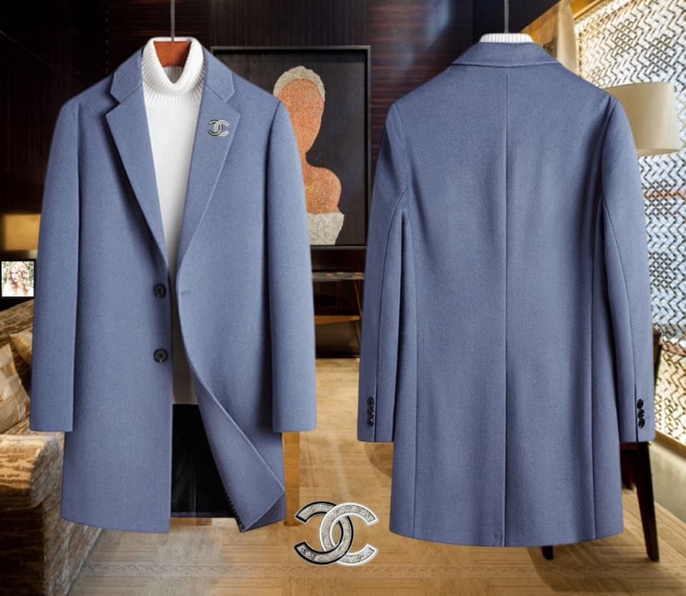 C17972 Highly recommended by the store! The best-selling item! 🔥 [Chanel] Real wool coat ⚡ A high-end wool coat for men from a top brand ⚡ Exquisite European craftsmanship – original items 🐂 The product has been stored in the warehouse 🍀 Top-quality men’s — image 3