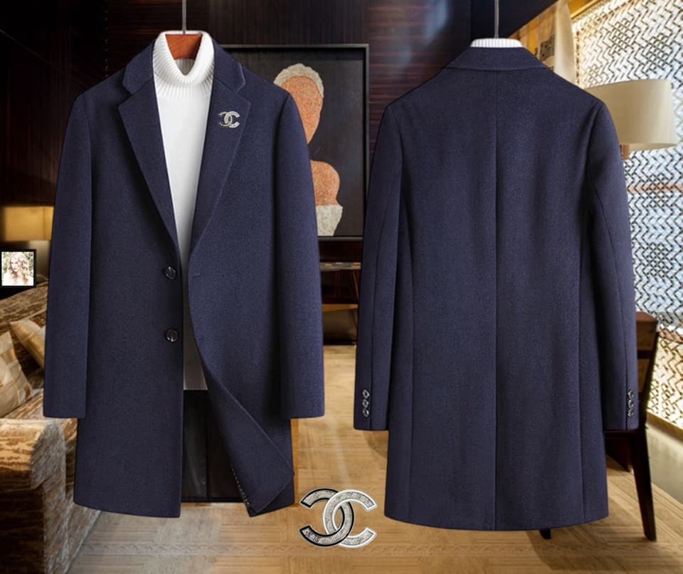 C17972 Highly recommended by the store! The best-selling item! 🔥 [Chanel] Real wool coat ⚡ A high-end wool coat for men from a top brand ⚡ Exquisite European craftsmanship – original items 🐂 The product has been stored in the warehouse 🍀 Top-quality men’s — image 1