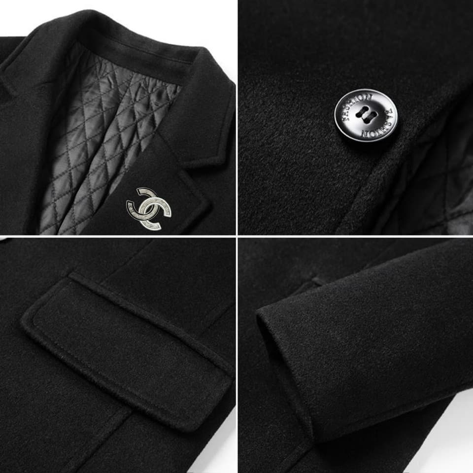 C17971 Highly recommended by the store! The star product to promote! 🔥 [Chanel] Real cashmere coat ⚡️ A high-end cashmere coat from a men’s fashion brand ⚡️ Using top-tier European craftsmanship – original items 🐂 The goods are stored in the warehouse 🍀 T — image 4
