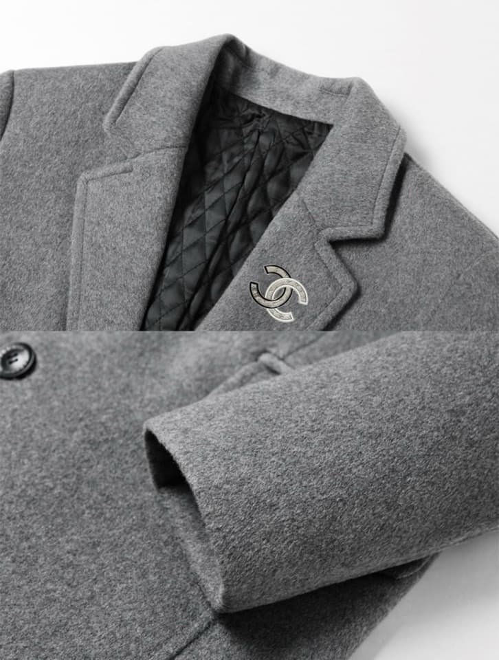 C17971 Highly recommended by the store! The star product to promote! 🔥 [Chanel] Real cashmere coat ⚡️ A high-end cashmere coat from a men’s fashion brand ⚡️ Using top-tier European craftsmanship – original items 🐂 The goods are stored in the warehouse 🍀 T — image 7