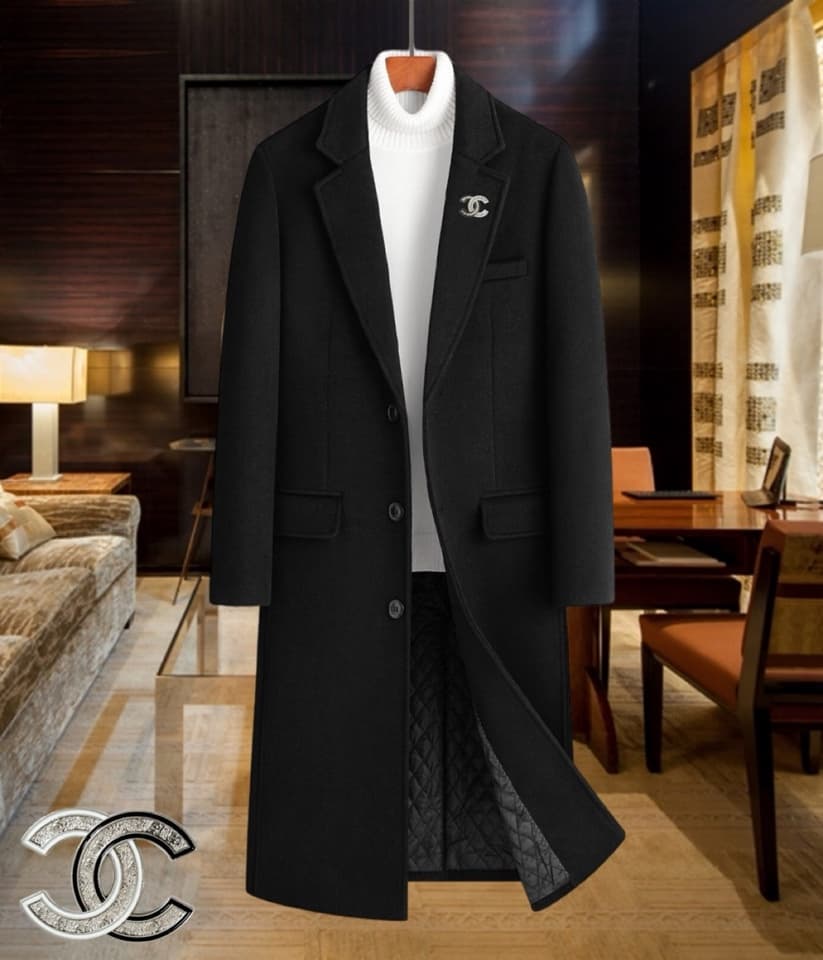 C17971 Highly recommended by the store! The star product to promote! 🔥 [Chanel] Real cashmere coat ⚡️ A high-end cashmere coat from a men’s fashion brand ⚡️ Using top-tier European craftsmanship – original items 🐂 The goods are stored in the warehouse 🍀 T — image 2