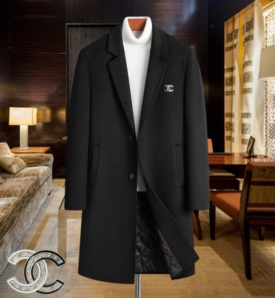C17970 Recommended by the store! Best-selling product! 🔥 [Chanel] Real cashmere coat ⚡️ High-end cashmere coat for men from a top brand ⚡️ Premium European craftsmanship – original items 🐂 The products are stored in the warehouse 🍀 Top-quality men’s cloth — image 3