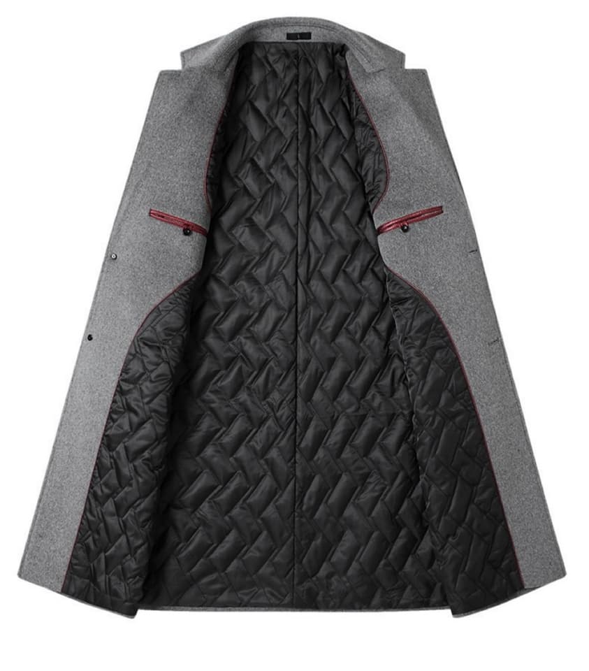 C17970 Recommended by the store! Best-selling product! 🔥 [Chanel] Real cashmere coat ⚡️ High-end cashmere coat for men from a top brand ⚡️ Premium European craftsmanship – original items 🐂 The products are stored in the warehouse 🍀 Top-quality men’s cloth — image 8