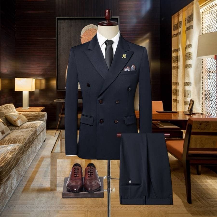 C17968 The perfect choice for business occasions! Essential formal attire for business meetings and interviews! Wedding dresses! Recommended by stores! Top-selling products! 🔥 [Burreey] High-end suit sets from the original collection – identical to those  — image 4