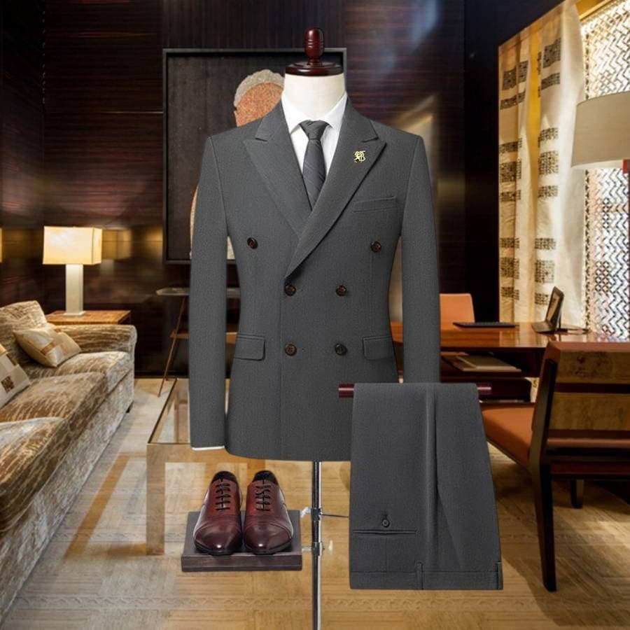 C17968 The perfect choice for business occasions! Essential formal attire for business meetings and interviews! Wedding dresses! Recommended by stores! Top-selling products! 🔥 [Burreey] High-end suit sets from the original collection – identical to those  — image 6