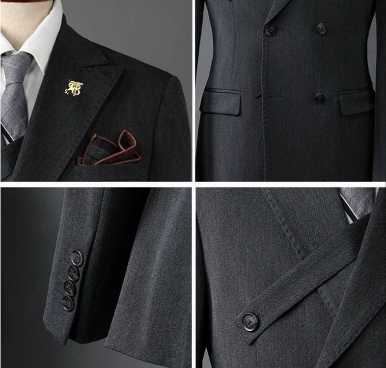 C17967 Ideal for business use! Essential formal attire for business negotiations and interviews! Wedding dresses! Highly recommended by stores! Top-selling products! 🔥 [Burberry BURREEY] High-end suit sets from the original collection, identical to those  — image 7