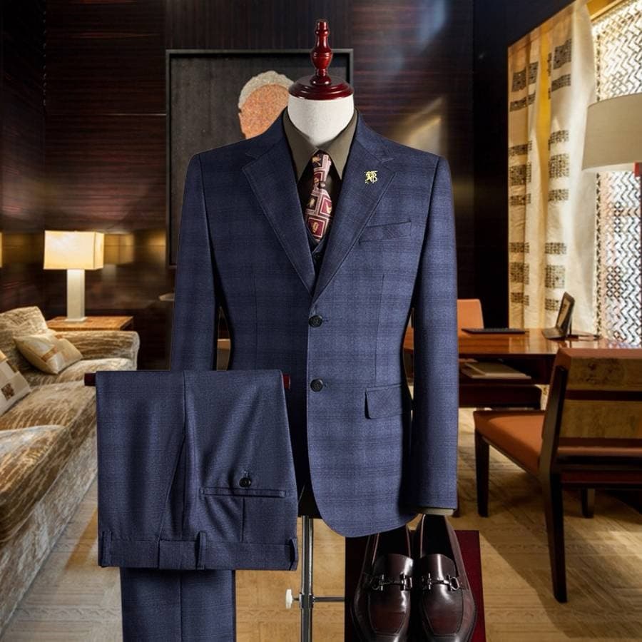 C17966 The preferred choice for business occasions! Essential formal attire for business negotiations and interviews! Wedding dresses! Highly recommended by stores! Top-selling products! 🔥 [Burreey] High-end suit sets from the original collection, identic — image 2