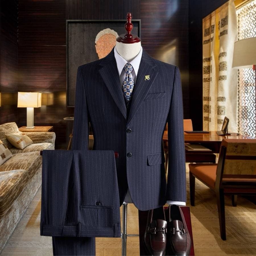 C17965 The preferred choice for business occasions! Essential formal attire for business negotiations and interviews! Wedding dresses! Recommended by stores! Top-selling products! 🔥 [Burreey] High-end suit sets from the original line, identical to those o — image 1
