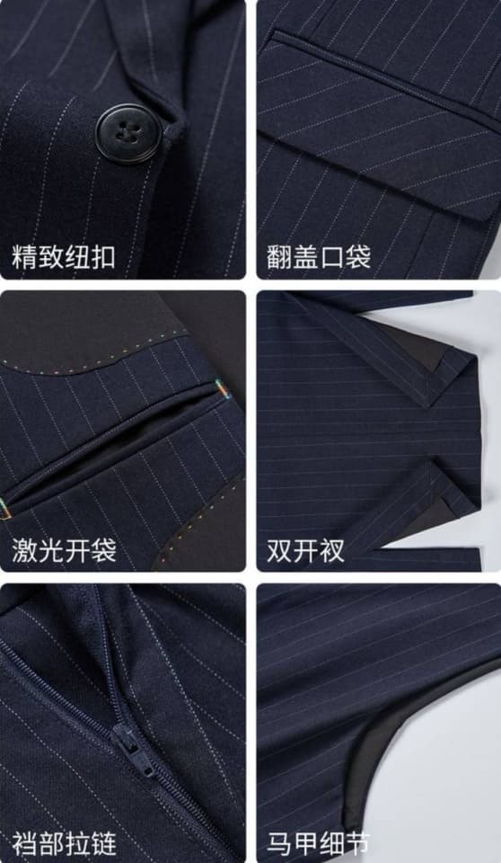 C17965 The preferred choice for business occasions! Essential formal attire for business negotiations and interviews! Wedding dresses! Recommended by stores! Top-selling products! 🔥 [Burreey] High-end suit sets from the original line, identical to those o — image 8