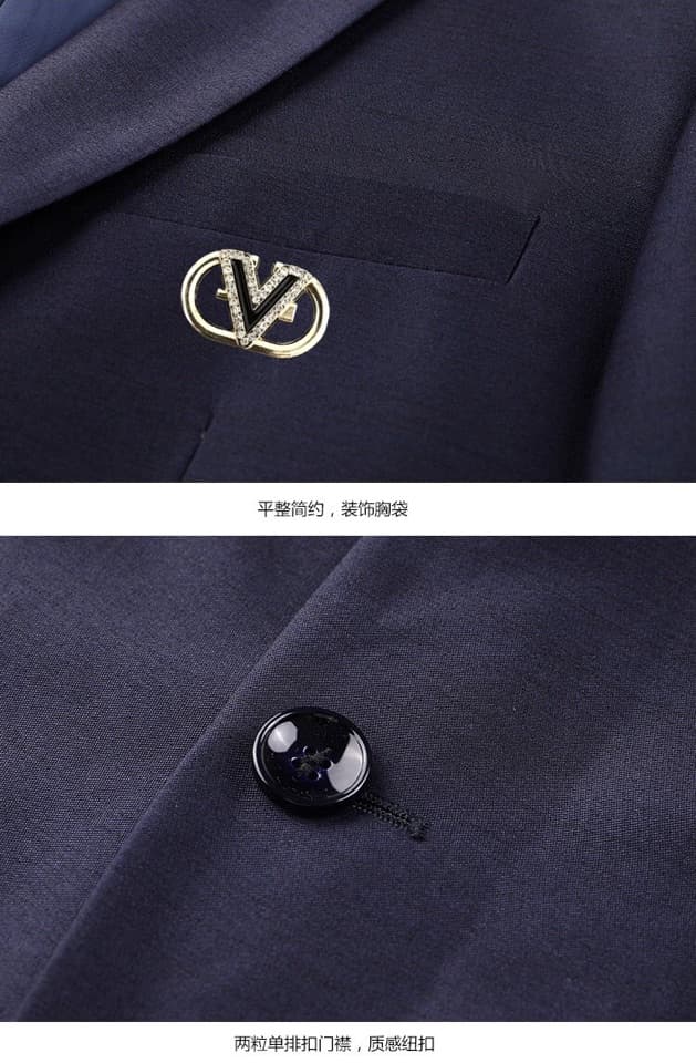 C17962 The preferred choice for business occasions! Essential formal attire for business negotiations and interviews! Wedding dresses! Recommended by stores! Top-selling products! 🔥 [Louis Vuitton] High-end suit sets from the original collection, identica — image 3