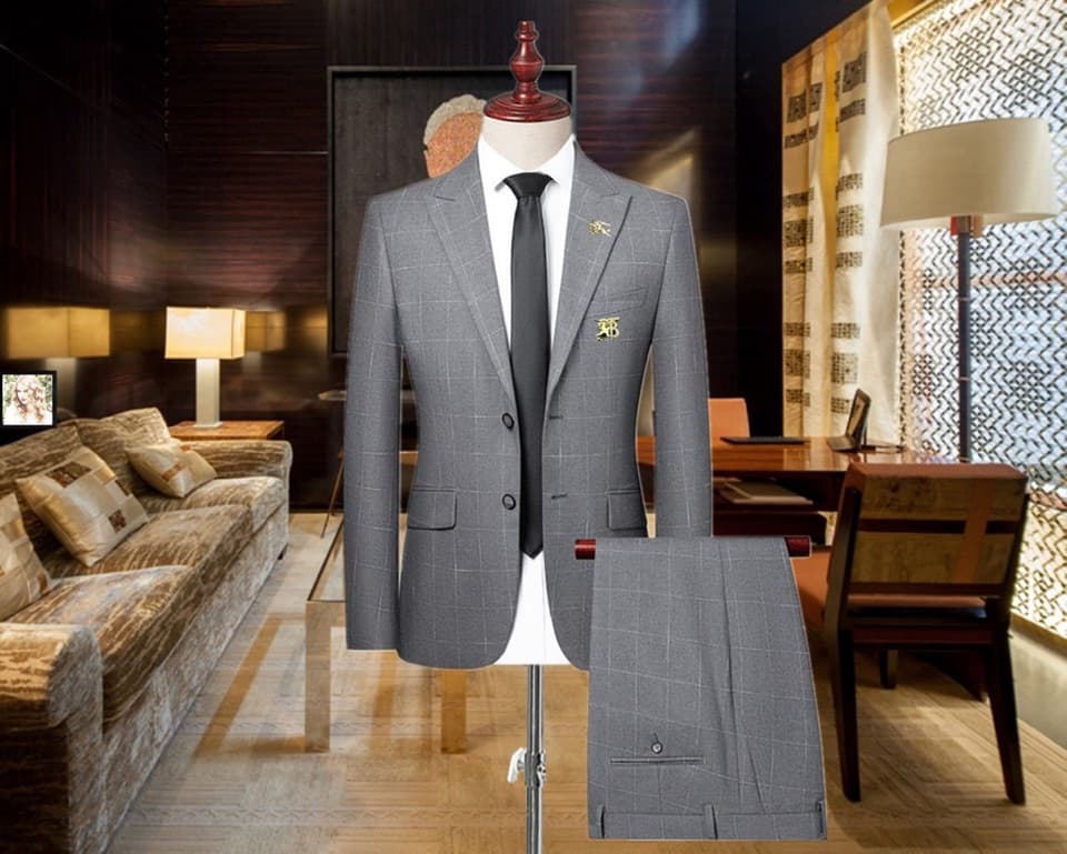 C17958 Wool fabric 210 – suitable for wearing. Highly recommended by the store’s staff! A must-have item! 🔥 [BURBERRY] Original high-end suit set from the official website. A new model for fashion shows and events. The highest quality version, created by  — image 1