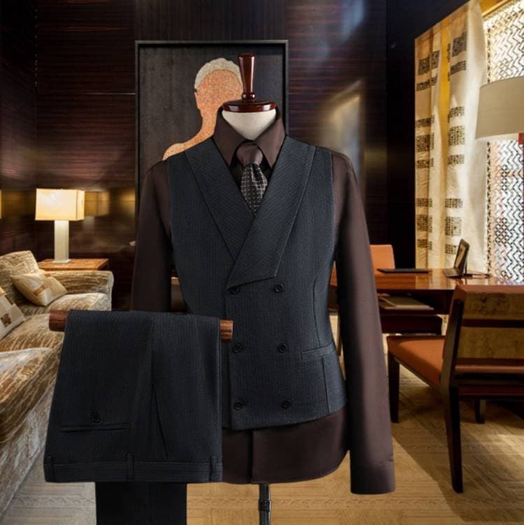 C17956 The preferred choice for business occasions! Essential formal attire for business negotiations and interviews! Wedding dresses! Highly recommended by stores! Top-selling products! 🔥 [YSL] High-end suit sets from the original collection, identical t — image 4