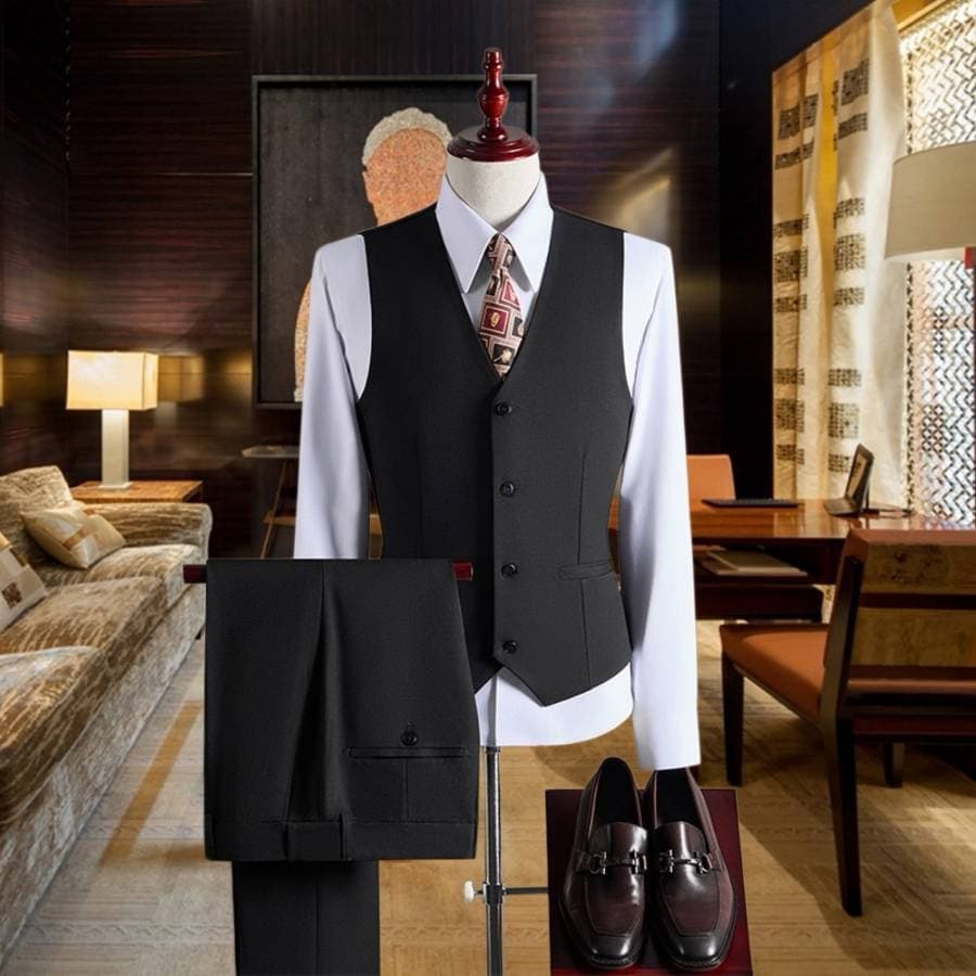 C17954 The preferred choice for business occasions! Essential formal attire for business negotiations and interviews! Wedding dresses! Highly recommended by stores! Top-selling products! 🔥 [Saint Laurent YSL] High-end suit sets – identical to those on the — image 3