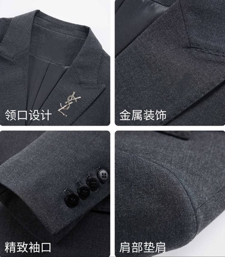 C17950 The preferred choice for business occasions! Essential formal attire for business negotiations and interviews! Wedding dresses! Highly recommended by stores! Top-selling products! 🔥 [YSL] High-end suit sets from the original collection – identical  — image 7