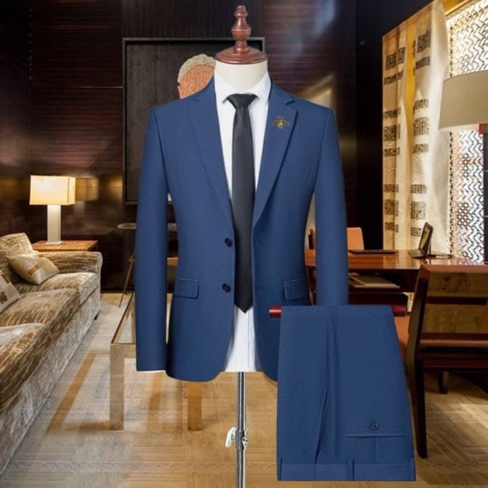 C17947 180 – perfect for wearing! The top choice for business occasions! Essential formal attire for business negotiations and interviews! Ideal for wedding dresses! Highly recommended by stores! A must-have product! [GUCCI] Original high-end suit sets fr — image 1