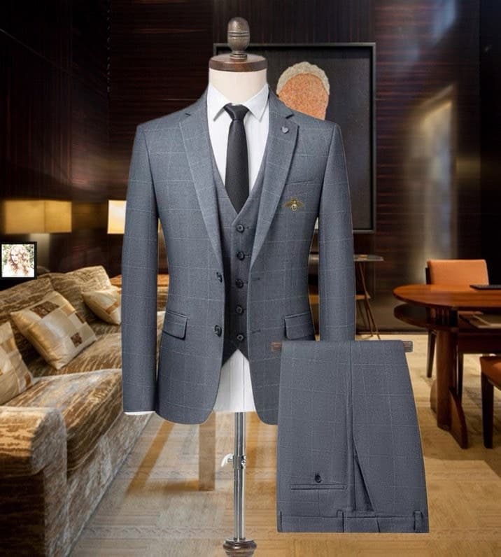 C17944 The preferred choice for business occasions! Essential formal attire for business negotiations and interviews! Wedding dresses! Recommended by stores! Top-selling products! 🔥 [GUCCI] High-end suit sets of original designs, identical to those on the — image 1