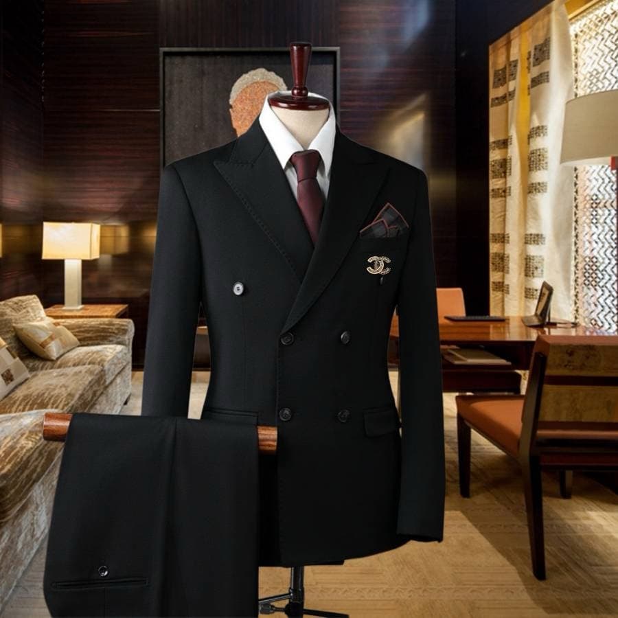 C17940 Ideal for business use! Essential formal attire for business negotiations and interviews! Wedding dresses! Recommended by stores! Top-selling products! 🔥 [Chanel CHANEL] High-end suit sets, identical to those on the official website. Three-piece su — image 1