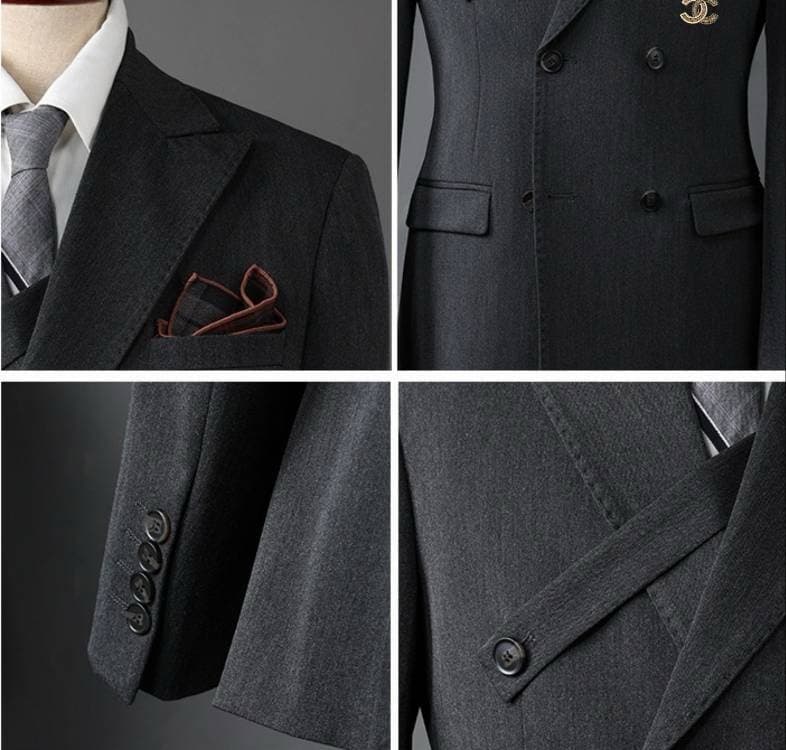 C17940 Ideal for business use! Essential formal attire for business negotiations and interviews! Wedding dresses! Recommended by stores! Top-selling products! 🔥 [Chanel CHANEL] High-end suit sets, identical to those on the official website. Three-piece su — image 8