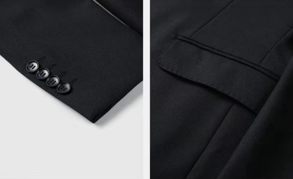 C17933 Top-quality wool fabric. Composition: 88% wool, 5% spandex, 7% silk. Highly recommended by the store! The main product to be promoted! 🔥 [Prada PRADA] Original high-end suit set, identical to the items on the official website. A set of two suits, l — image 7