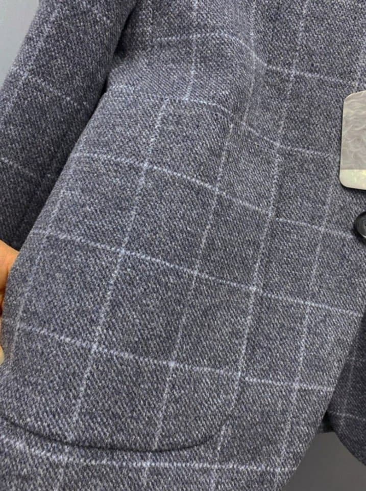 C17929 High-end product 100% wool fabric 【Prada PRADA】100% wool fabric. New autumn/winter suits made of comfortable wool fabric! A stylish casual/one-piece suit that exudes elegance. This high-quality wool fabric is both attractive in appearance and excel — image 6