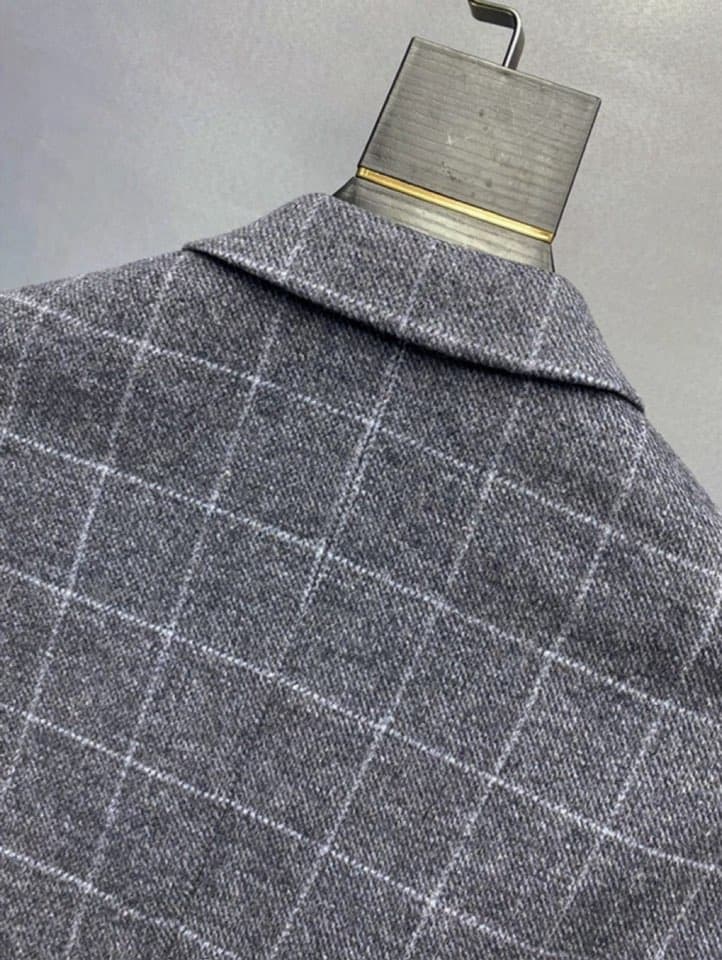 C17929 High-end product 100% wool fabric 【Prada PRADA】100% wool fabric. New autumn/winter suits made of comfortable wool fabric! A stylish casual/one-piece suit that exudes elegance. This high-quality wool fabric is both attractive in appearance and excel — image 8