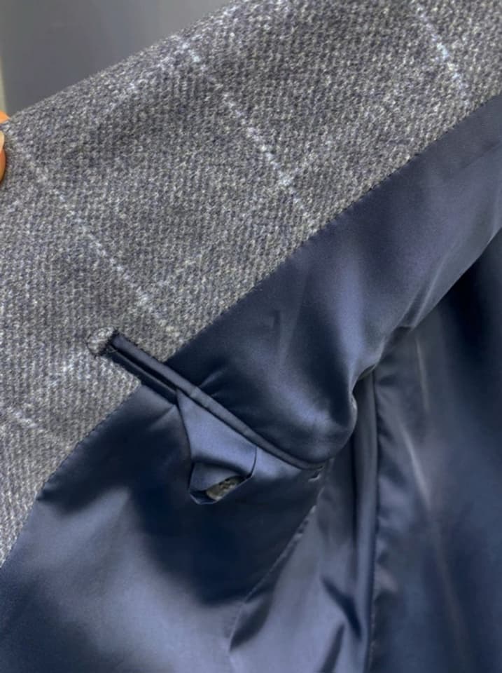 C17929 High-end product 100% wool fabric 【Prada PRADA】100% wool fabric. New autumn/winter suits made of comfortable wool fabric! A stylish casual/one-piece suit that exudes elegance. This high-quality wool fabric is both attractive in appearance and excel — image 7