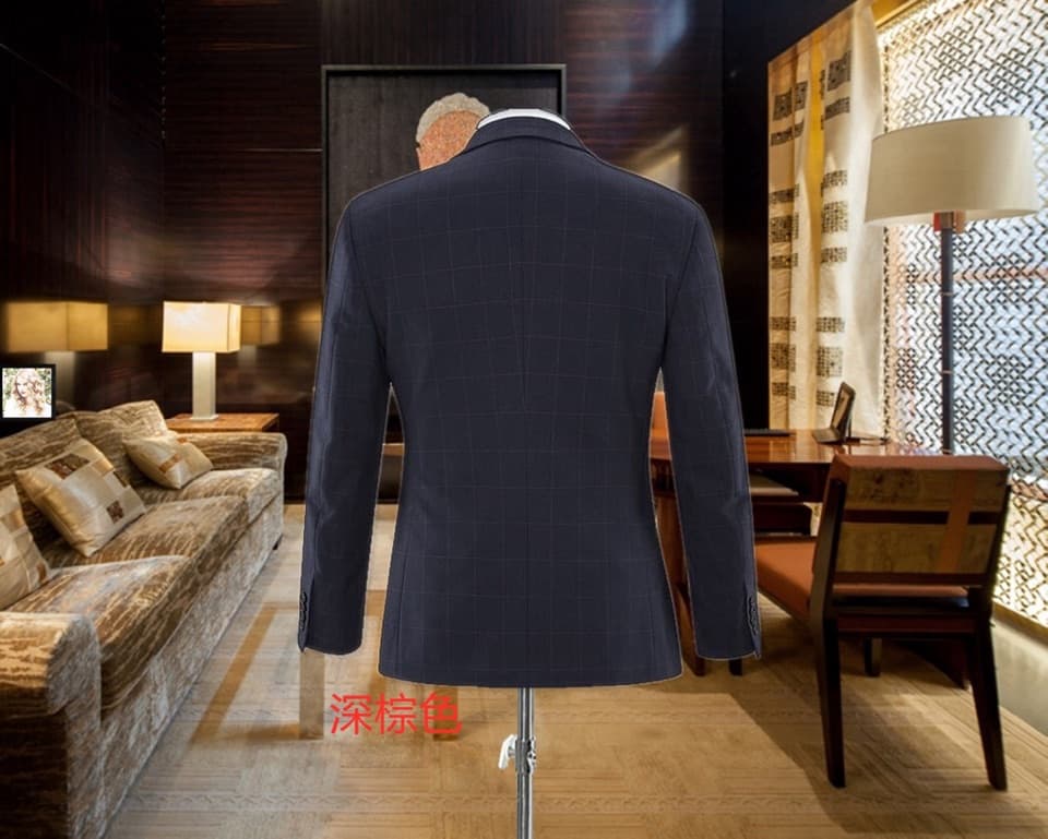 C17908 The preferred choice for business occasions! Essential formal attire for business negotiations and interviews! Wedding dresses! Highly recommended by stores! Top-selling products! [PRADA] High-end three-piece suits – identical to those on the offic — image 2