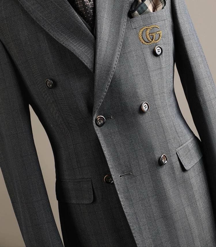 C17902 The preferred choice for business occasions! Essential formal attire for business negotiations and interviews! Wedding dresses! Highly recommended by stores! Top-selling products! 🔥 GUCCI】Original high-end suit sets, identical to those on the offic — image 7