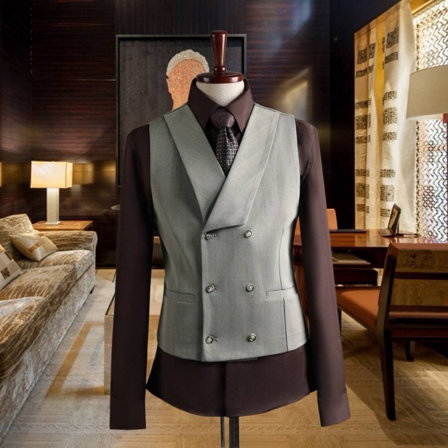 C17902 The preferred choice for business occasions! Essential formal attire for business negotiations and interviews! Wedding dresses! Highly recommended by stores! Top-selling products! 🔥 GUCCI】Original high-end suit sets, identical to those on the offic — image 4