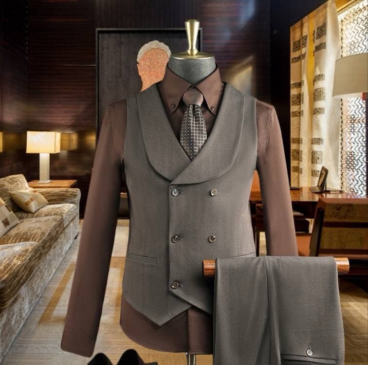 C17899 The preferred choice for business occasions! Essential formal attire for business negotiations and interviews! Wedding dresses! Recommended by stores! Top-selling items! 🔥 GUCCI】Original high-end suit sets – identical to those on the official websi — image 5
