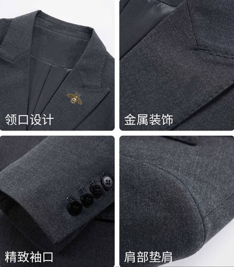 C17896 The perfect choice for business occasions! Essential formal attire for business negotiations and interviews! Wedding dresses! Highly recommended by stores! Top-selling items! 🔥 GUCCI】 Original high-end suit sets, identical to those on the official  — image 7