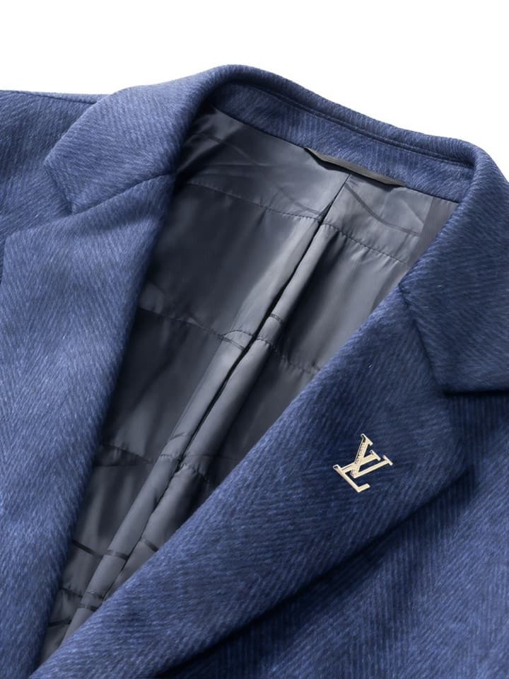 C17889 Highly recommended! The best-selling item!🔥【Louis Vuitton LV】True cashmere coat⚡A high-end wool coat for men from a famous brand⚡Uses top European craftsmanship; original items🐂The product is stored in the warehouse🍀World-class men’s clothing – sim — image 3