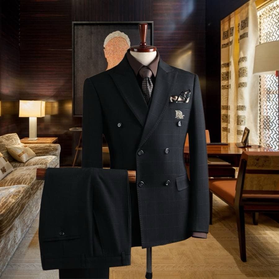 C17884 The preferred choice for business occasions! Essential formal attire for business negotiations and interviews! Wedding dresses! Highly recommended by stores! Top-selling products! 🔥 [DIOR] High-end suit sets, identical to those on the official webs — image 1